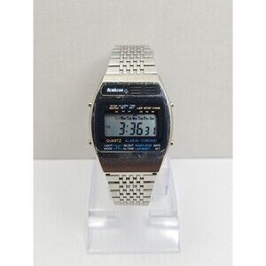 Vintage Armitron M199 40/6174-5 Alarm Chrono Digital LCD Mens Watch New Battery